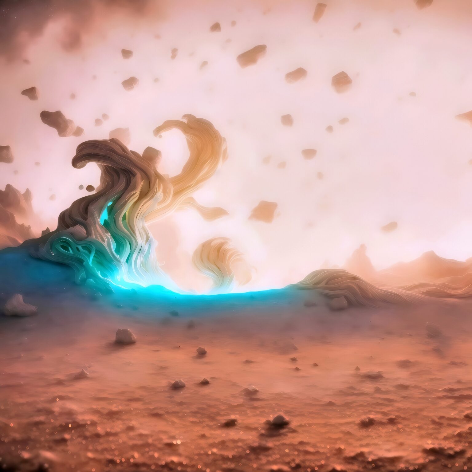 The Whispering Sands of Aetherial Flow